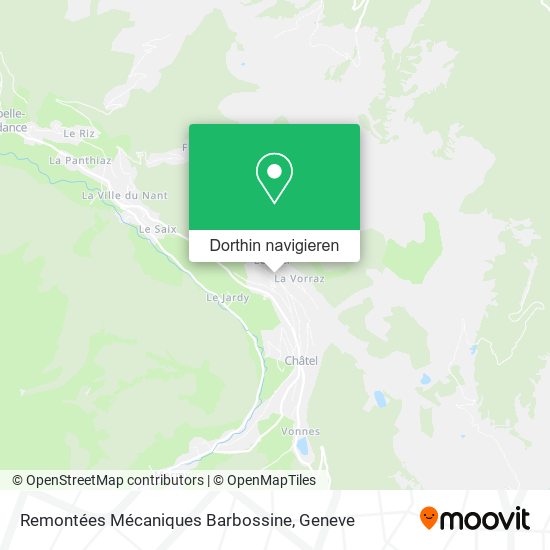 Remontées Mécaniques Barbossine Karte