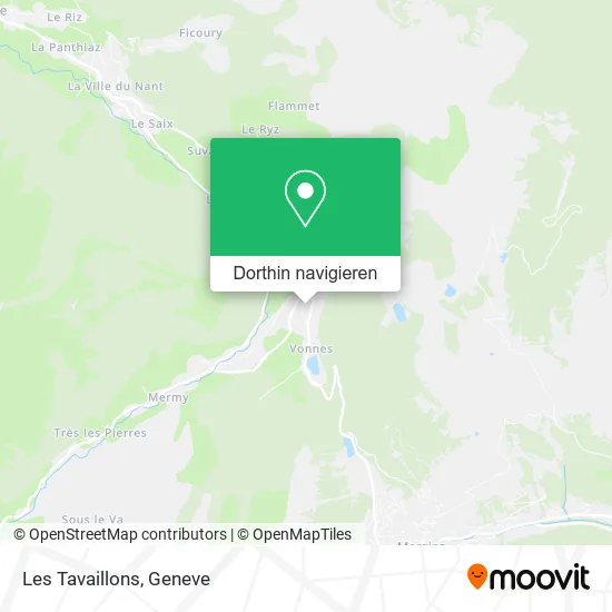 Les Tavaillons Karte