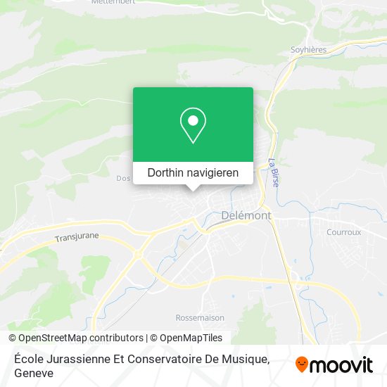École Jurassienne Et Conservatoire De Musique Karte