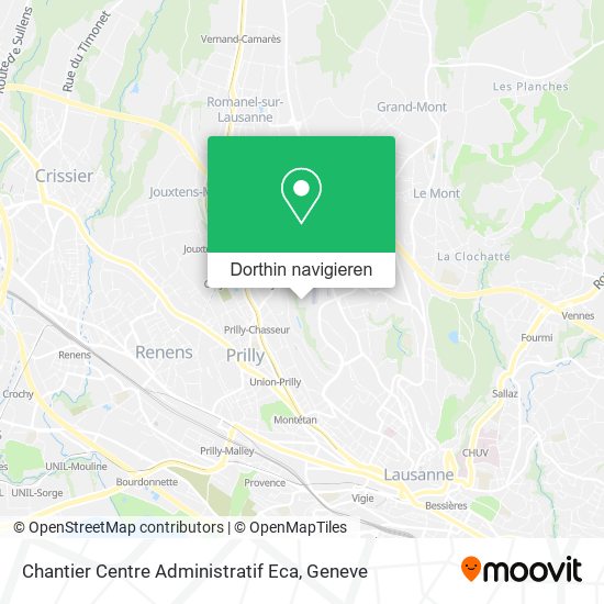 Chantier Centre Administratif Eca Karte