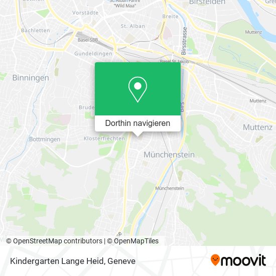 Kindergarten Lange Heid Karte