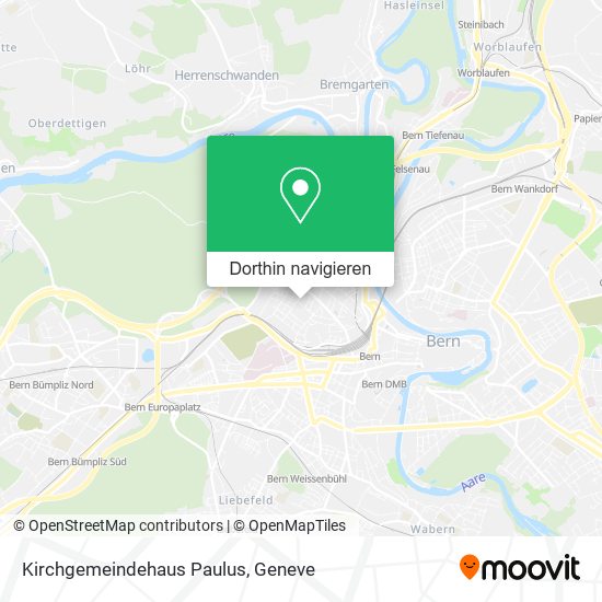 Kirchgemeindehaus Paulus Karte