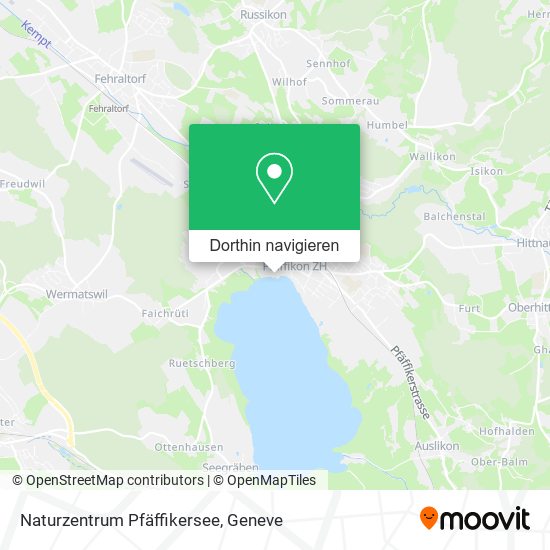 Naturzentrum Pfäffikersee Karte