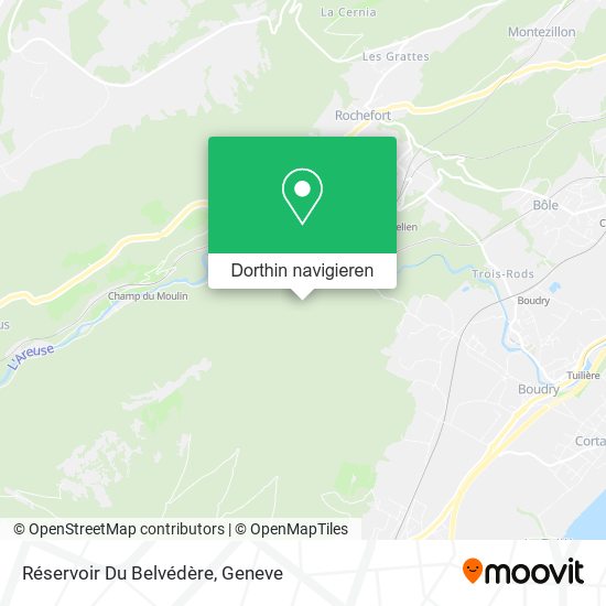 Réservoir Du Belvédère Karte