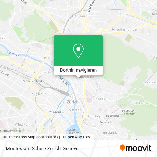Montessori Schule Zürich Karte