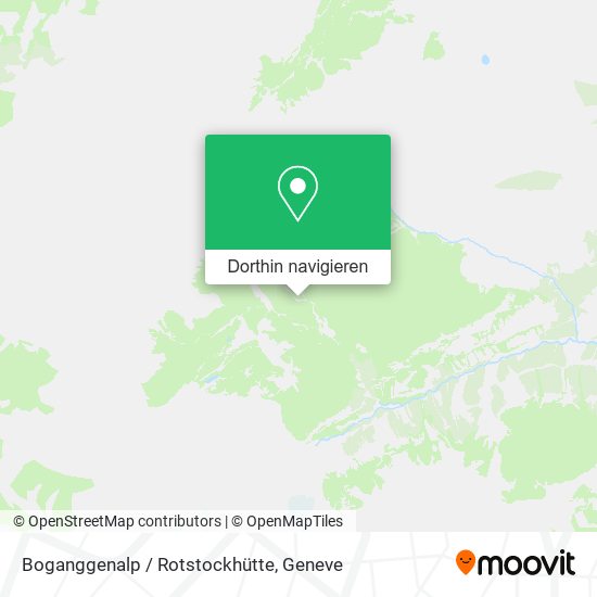 Boganggenalp / Rotstockhütte Karte