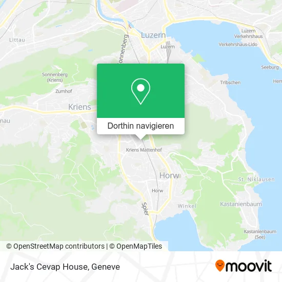 Jack's Cevap House Karte