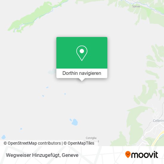 Wegweiser Hinzugefügt Karte