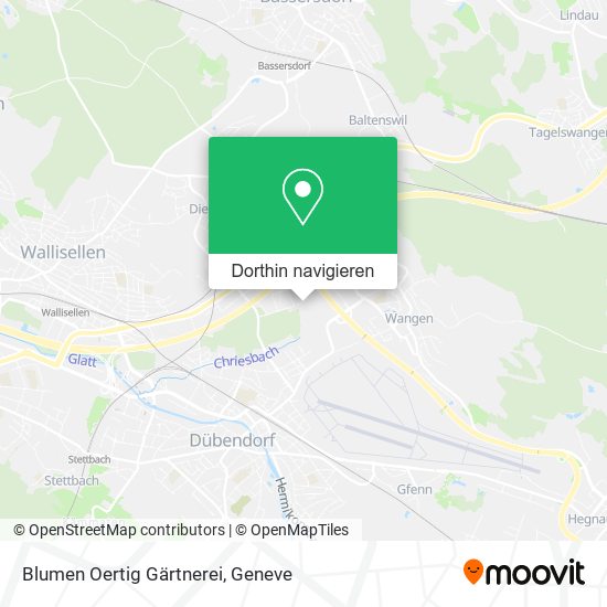 Blumen Oertig Gärtnerei Karte