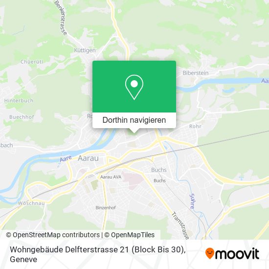 Wohngebäude Delfterstrasse 21 (Block Bis 30) Karte