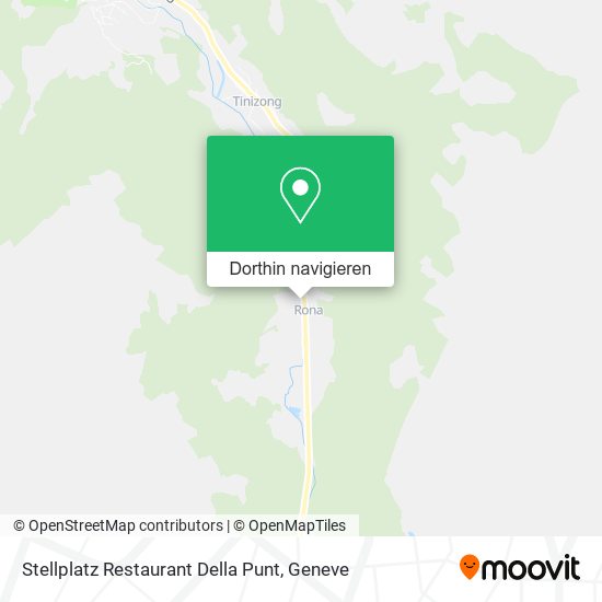 Stellplatz Restaurant Della Punt Karte