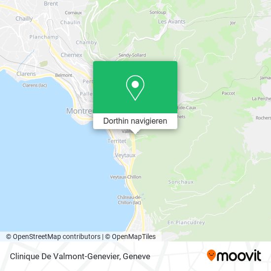 Clinique De Valmont-Genevier Karte