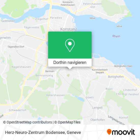 Herz-Neuro-Zentrum Bodensee Karte