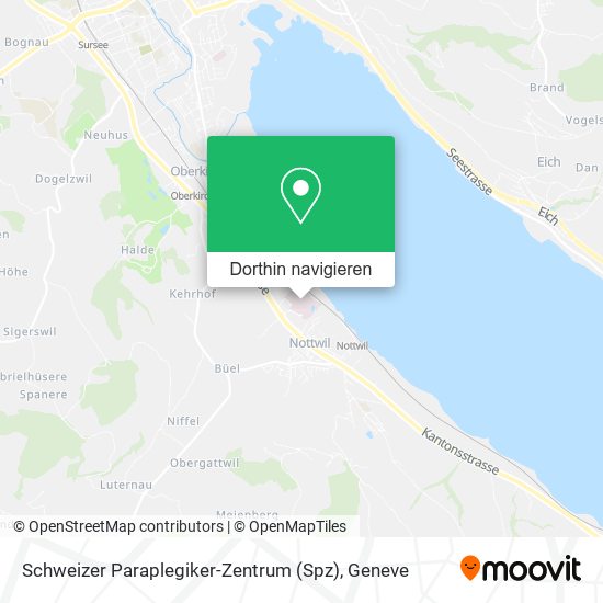 Schweizer Paraplegiker-Zentrum (Spz) Karte