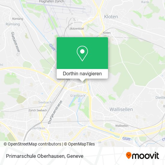 Primarschule Oberhausen Karte