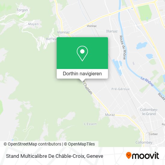 Stand Multicalibre De Châble-Croix Karte