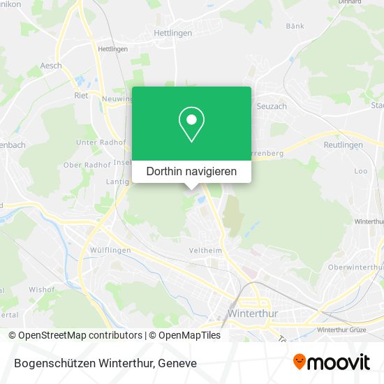 Bogenschützen Winterthur Karte