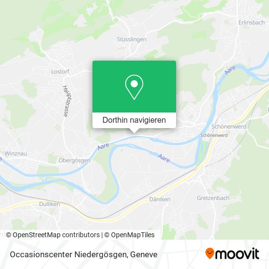 Occasionscenter Niedergösgen Karte