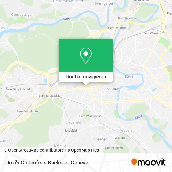 Jovi's Glutenfreie Bäckerei Karte