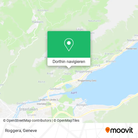 Roggera Karte