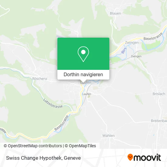 Swiss Change Hypothek Karte