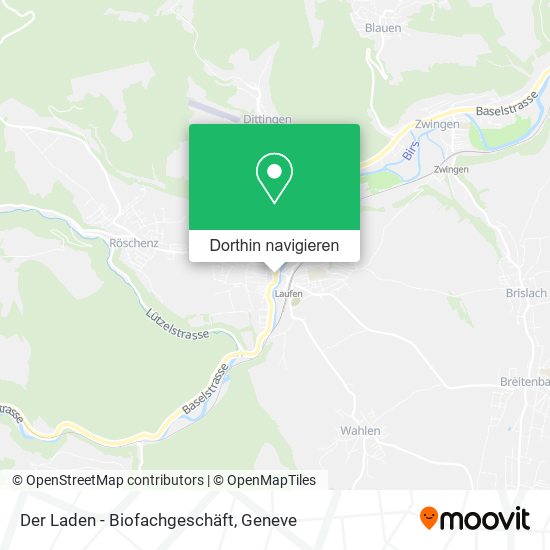 Der Laden - Biofachgeschäft Karte