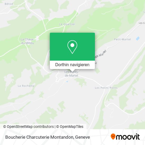 Boucherie Charcuterie Montandon Karte