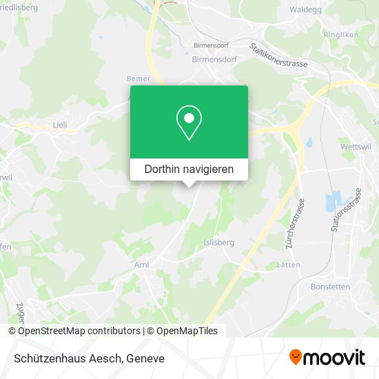 Schützenhaus Aesch Karte
