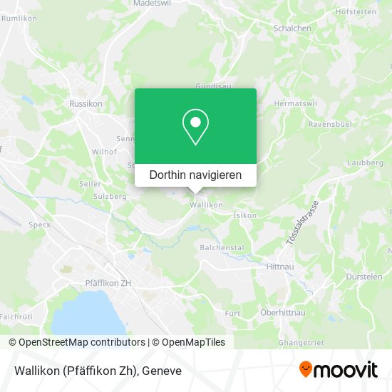 Wallikon (Pfäffikon Zh) Karte