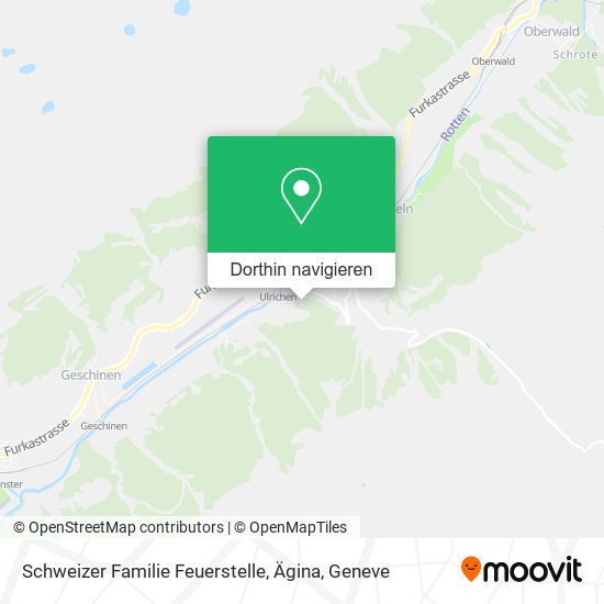 Schweizer Familie Feuerstelle, Ägina Karte
