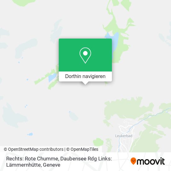 Rechts: Rote Chumme, Daubensee Rdg Links: Lämmernhütte Karte