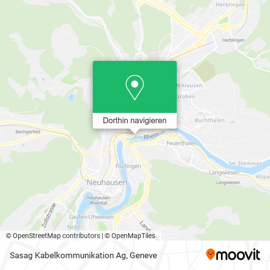 Sasag Kabelkommunikation Ag Karte