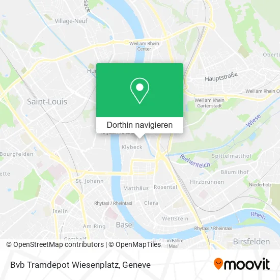 Bvb Tramdepot Wiesenplatz Karte