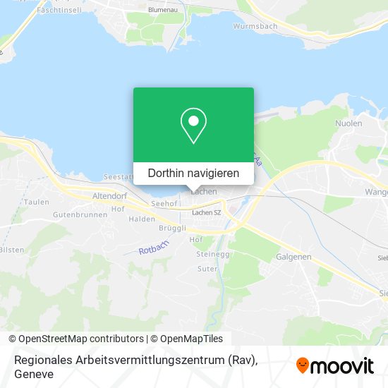 Regionales Arbeitsvermittlungszentrum (Rav) Karte