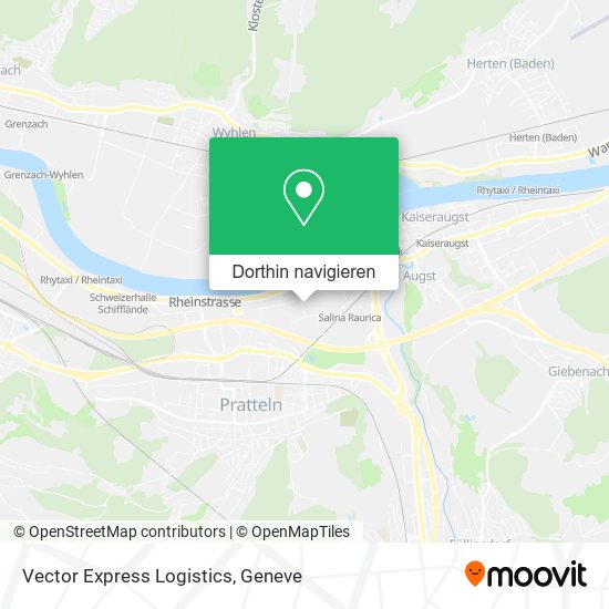 Vector Express Logistics Karte