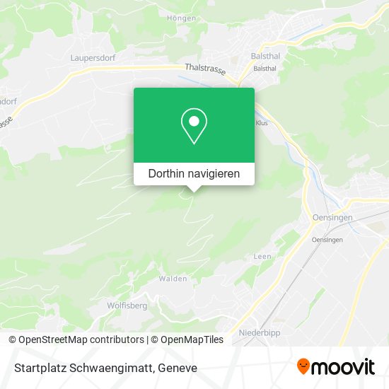 Startplatz Schwaengimatt Karte