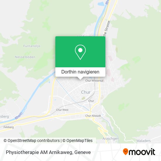 Physiotherapie AM Arnikaweg Karte