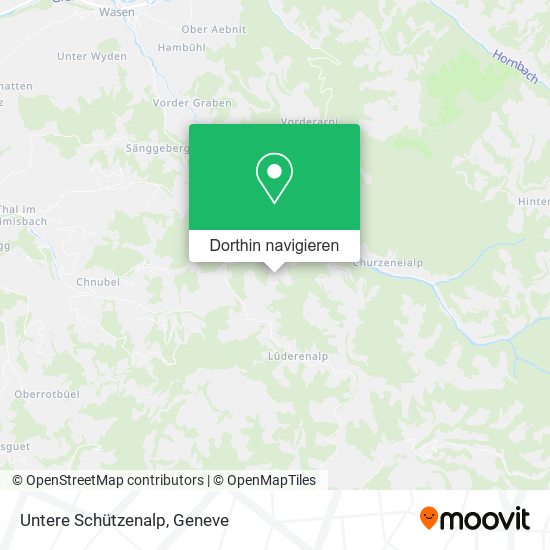 Untere Schützenalp Karte