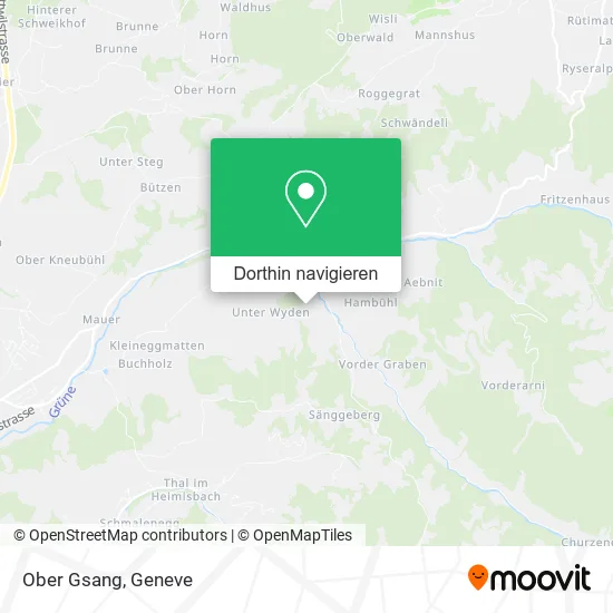 Ober Gsang Karte