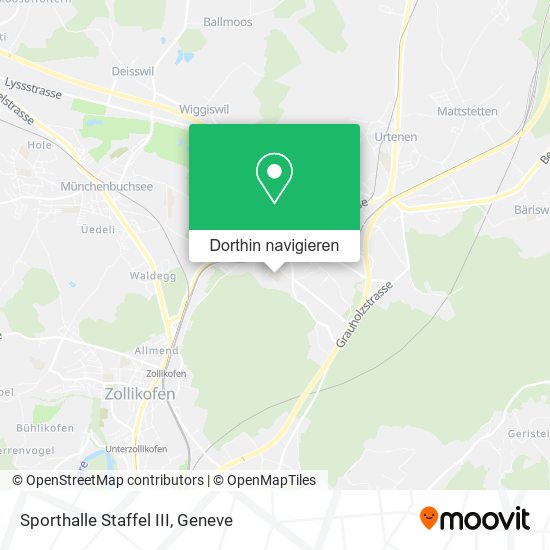 Sporthalle Staffel III Karte