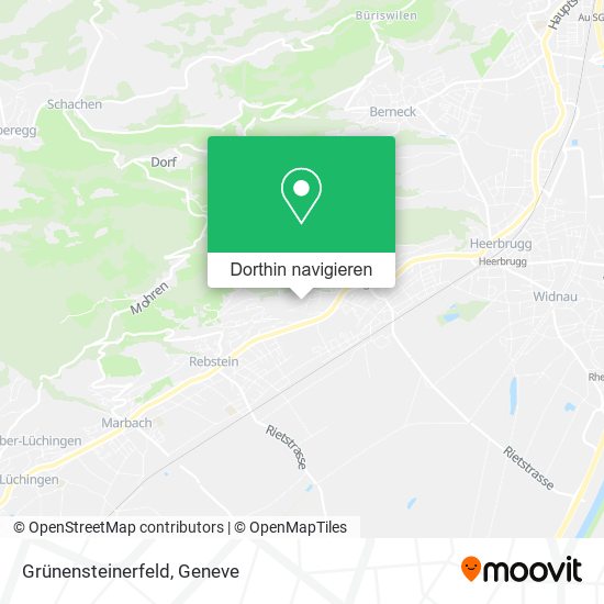 Grünensteinerfeld Karte
