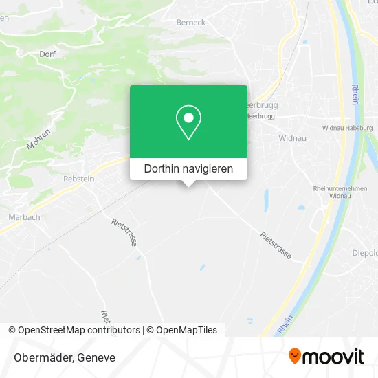 Obermäder Karte