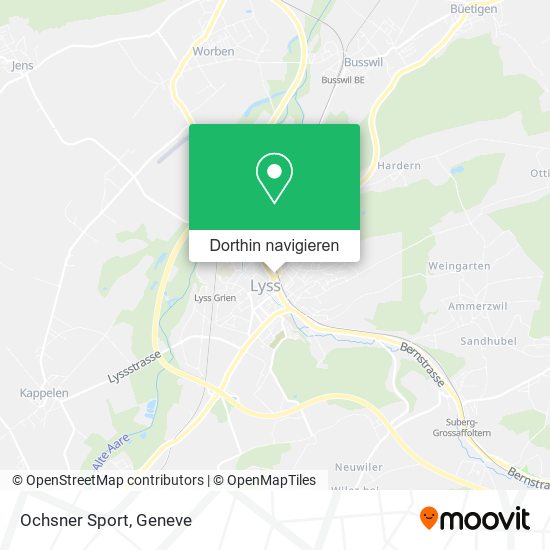 Ochsner Sport Karte
