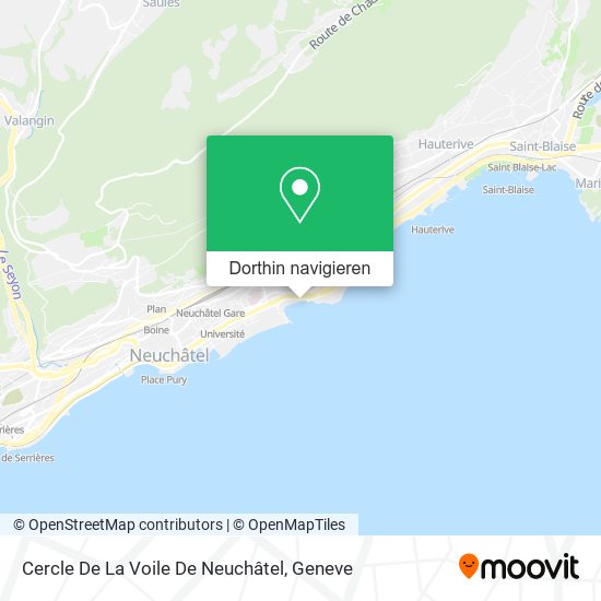 Cercle De La Voile De Neuchâtel Karte