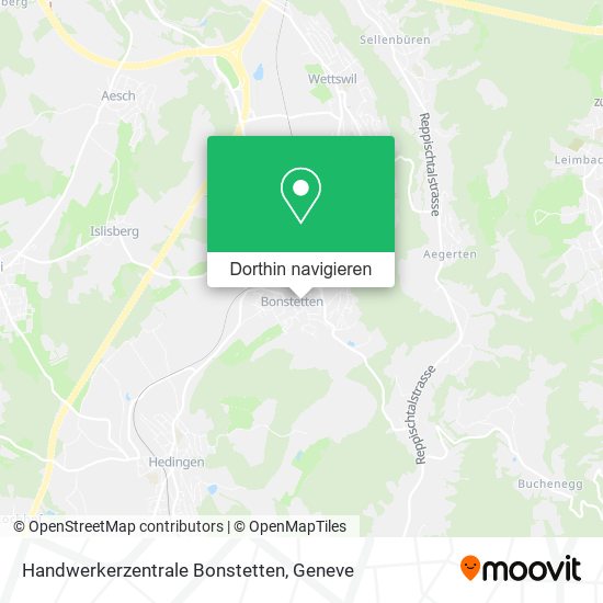 Handwerkerzentrale Bonstetten Karte
