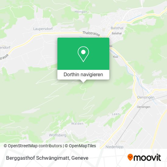 Berggasthof Schwängimatt Karte