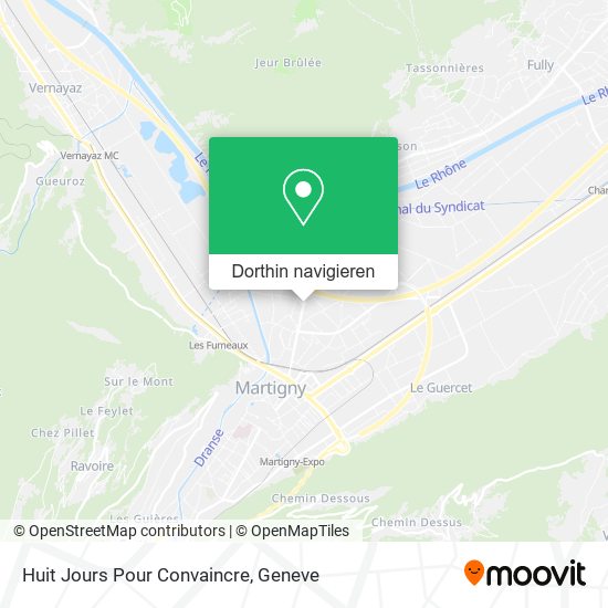 Huit Jours Pour Convaincre Karte