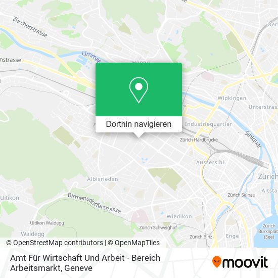 Amt Für Wirtschaft Und Arbeit - Bereich Arbeitsmarkt Karte