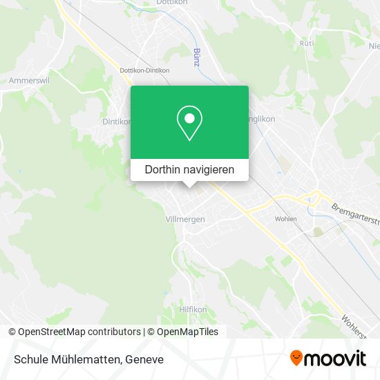 Schule Mühlematten Karte