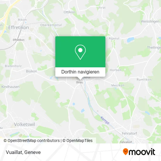 Vuaillat Karte